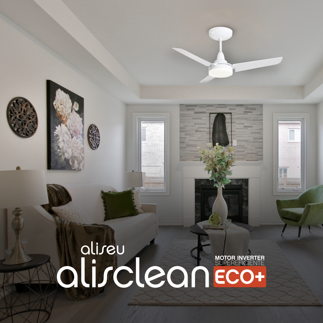 Ventilador de Teto Aliseu Alisclean ECO Led → Aliseu
