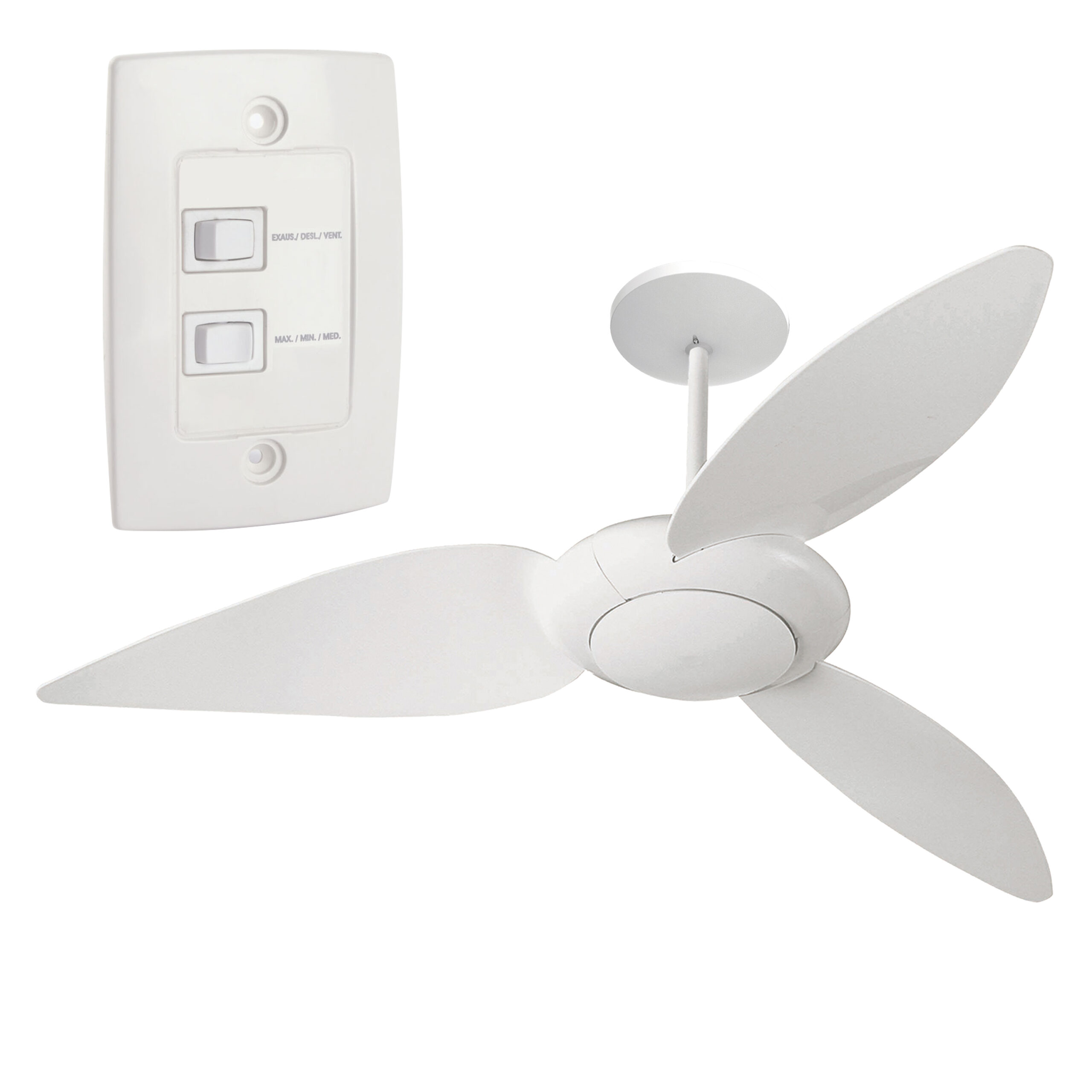 Aliseu Sem Luminária Controle 2 teclas Aliseu Sem Luminária Controle 2 teclas