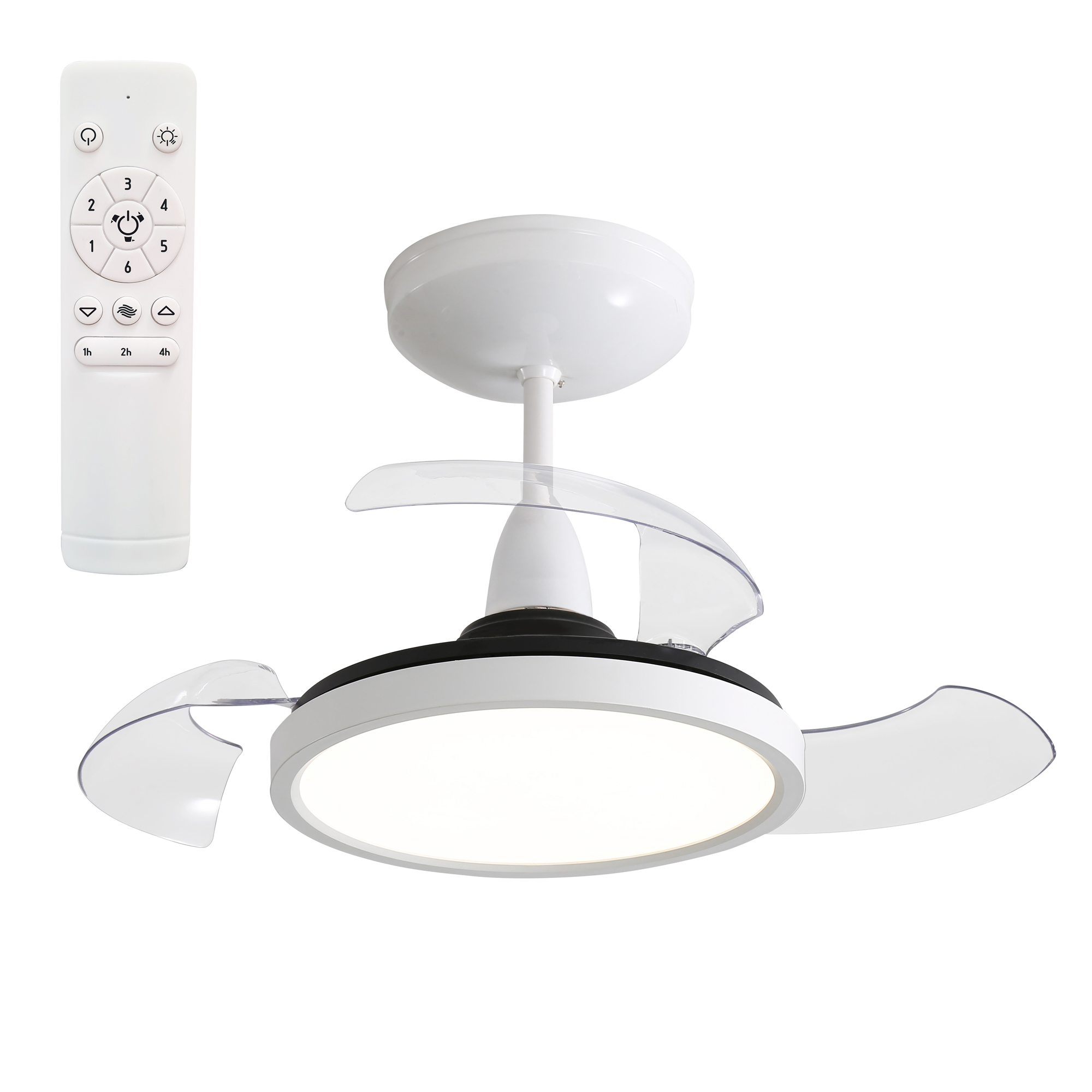 Ventilador de teto Retrátil Mid Branco CR