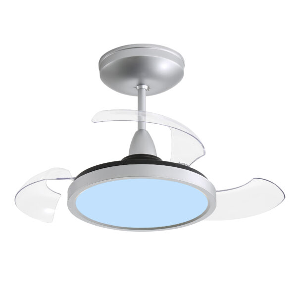 Ventilador de teto Aliseu Retrátil Mid Prata 6000