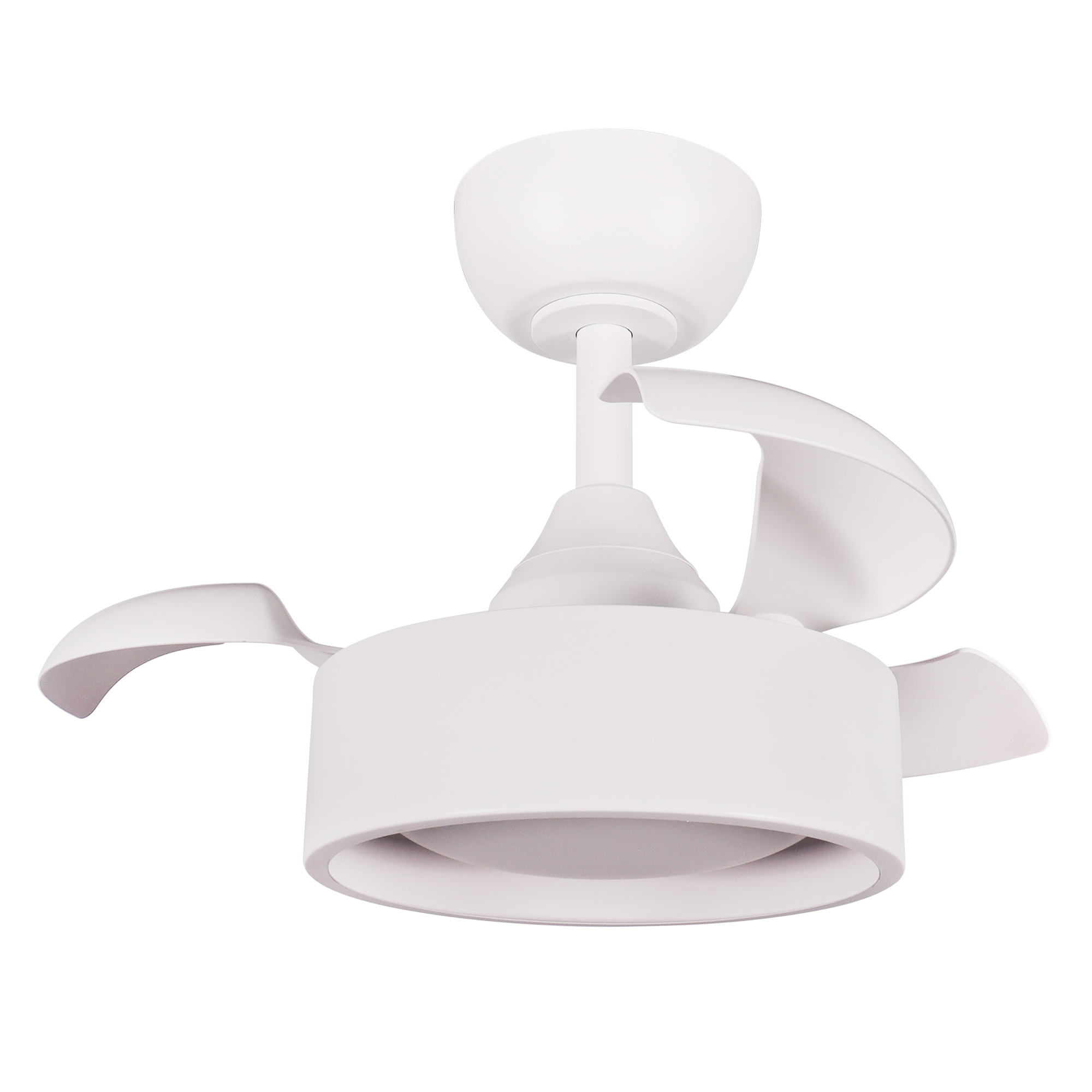 Ventilador de Teto Aliseu Retrátil Tulipa Branco