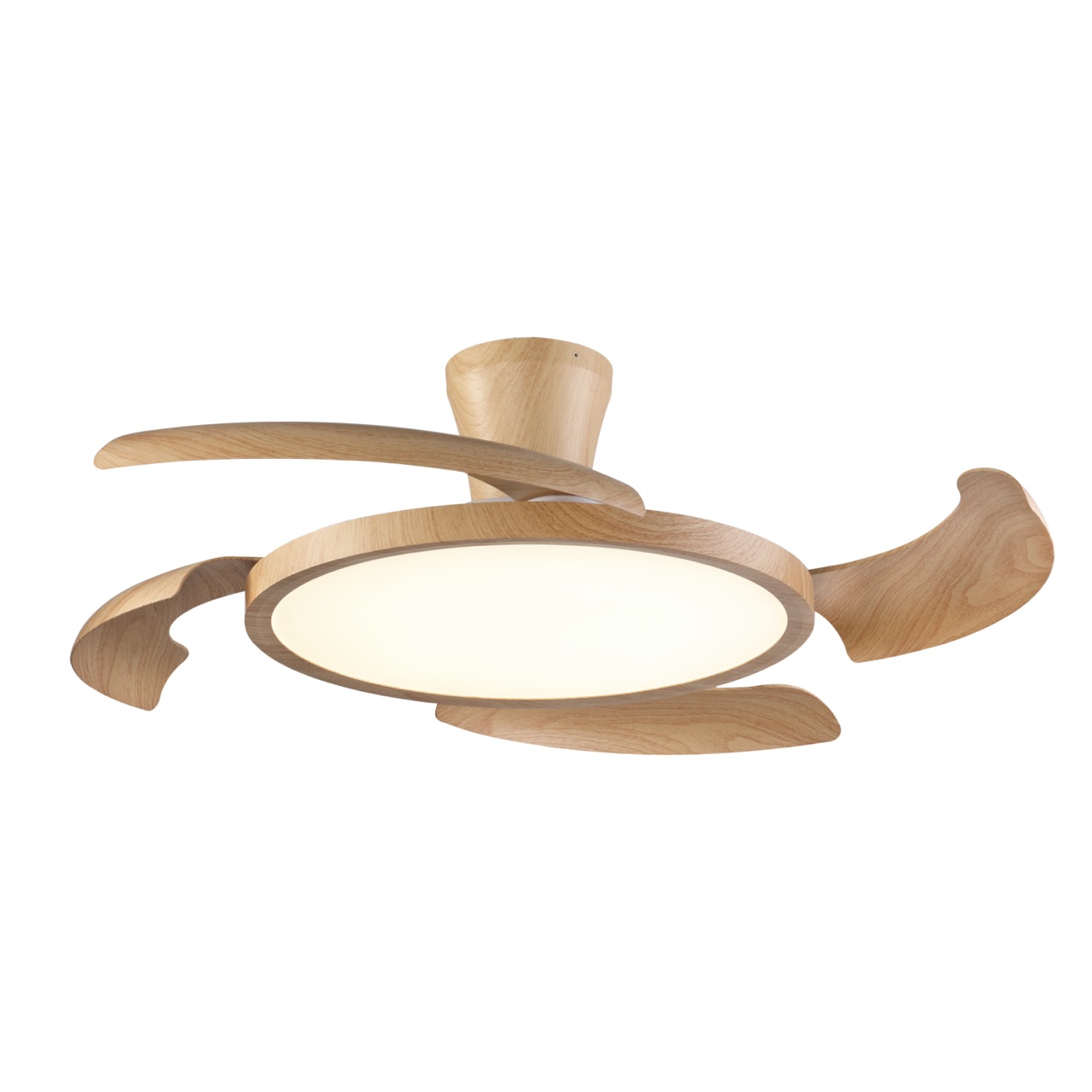 Ventilador de Teto Aliseu Retrátil Lírio Freijó