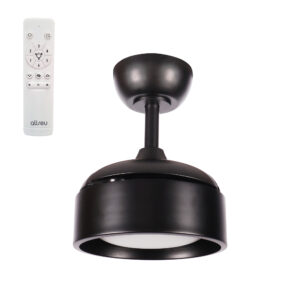 Ventilador Teto Aliseu Retrátil Tulipa Preto