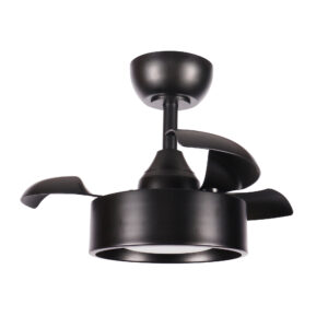 Ventilador de Teto Aliseu Retrátil Tulipa Preto