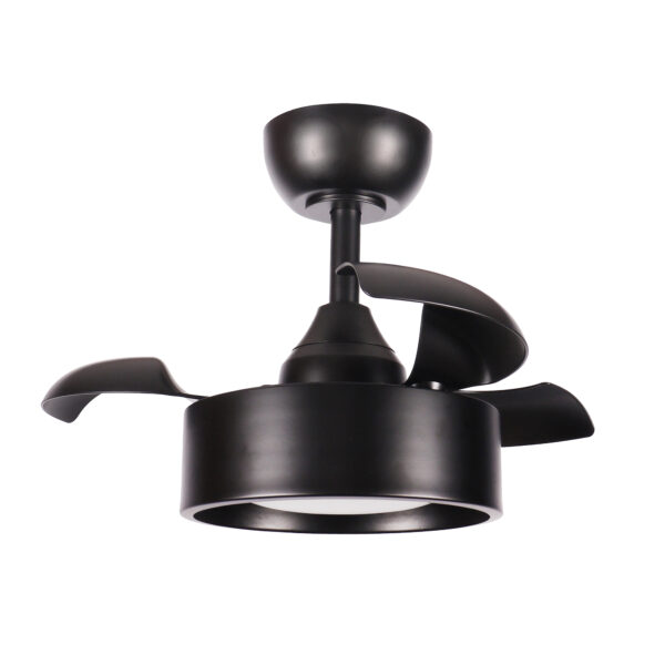 Ventilador de Teto Aliseu Retrátil Tulipa Preto