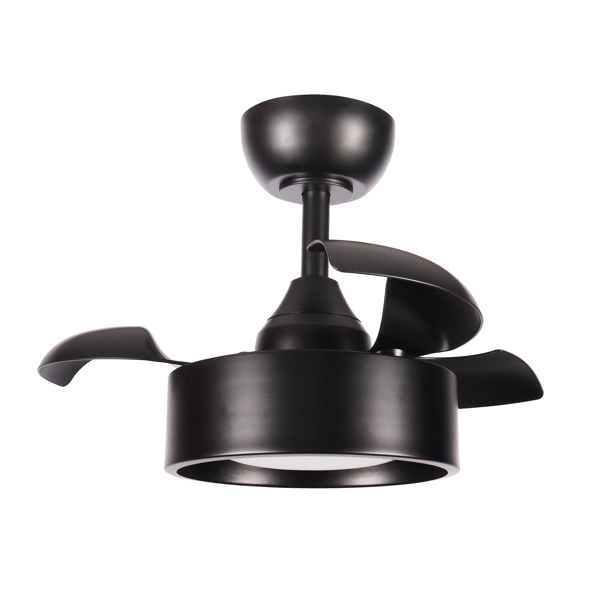 Ventilador de Teto Aliseu Retrátil Tulipa Preto Ventilador de Teto Aliseu Retrátil Tulipa Preto