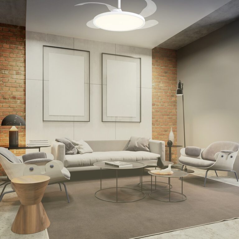 Ventilador de Teto Aliseu Cosmos 36 Branco Ambientada