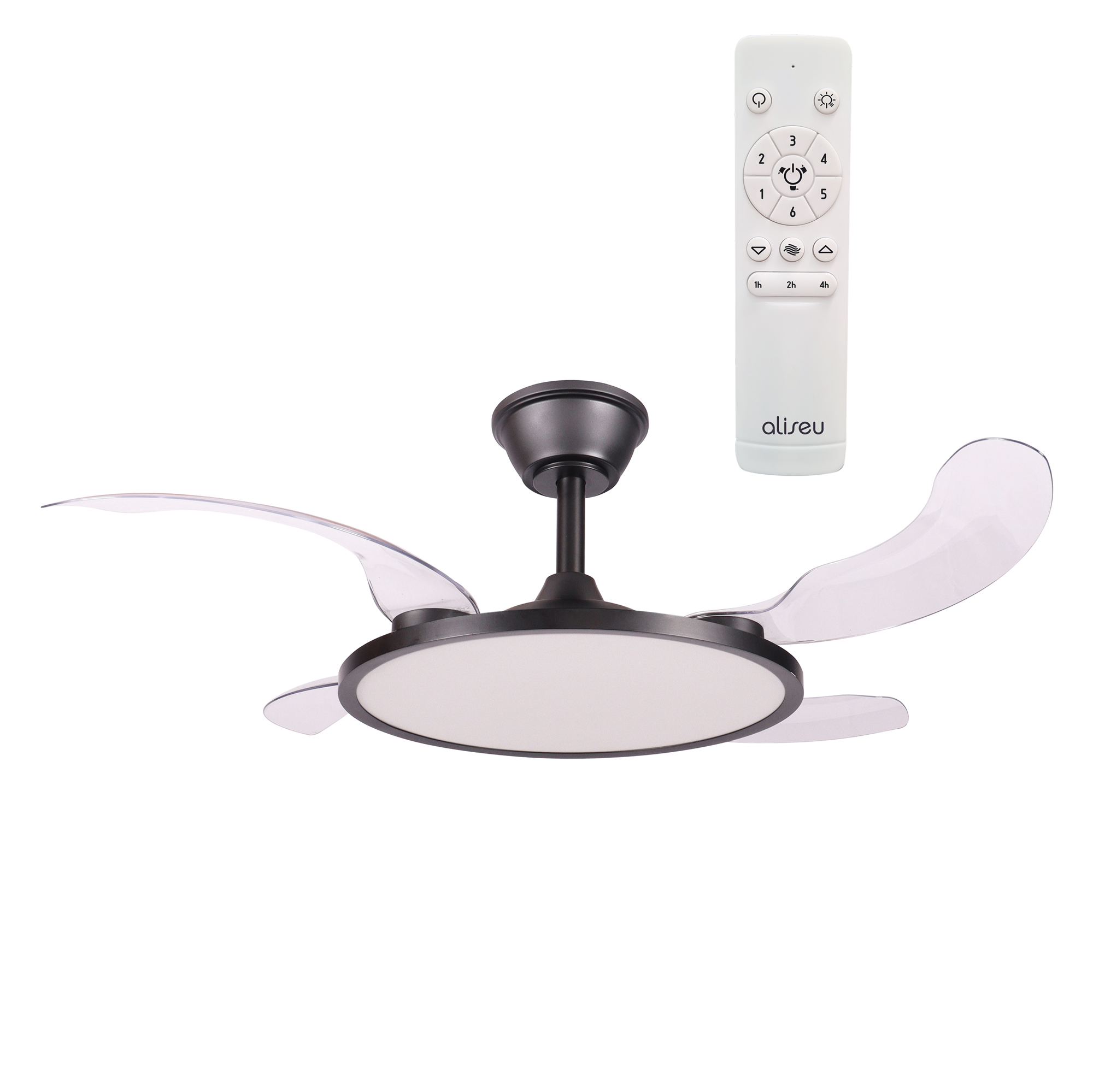 Ventilador de Teto Aliseu Cosmos 36 Preto Ventilador de Teto Aliseu Cosmos 36 Preto