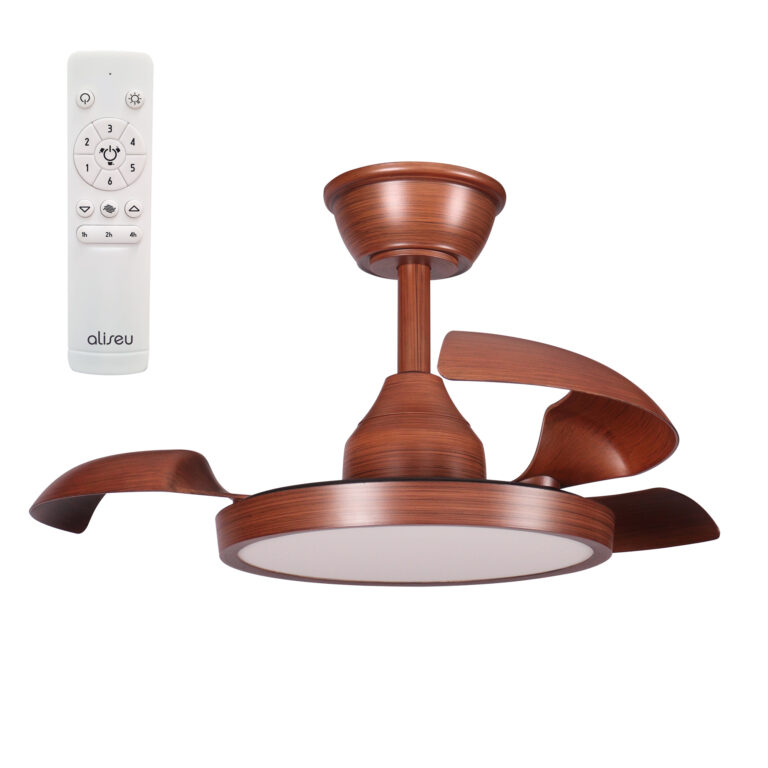 Ventilador de Teto Aliseu Mid 28 Mogno