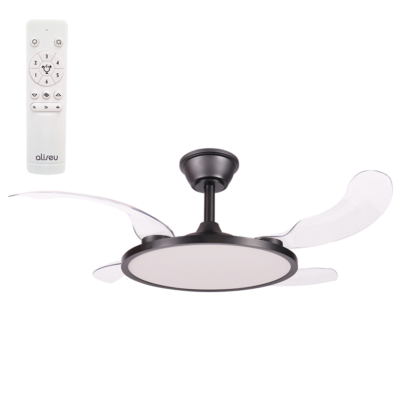 Ventilador de Teto Aliseu Cosmos Preto