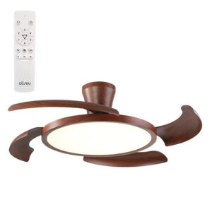 Ventilador de Teto Aliseu Lírio Mogno