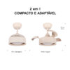 Ventilador de Teto Aliseu Tulipa Areia