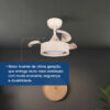 Ventilador de Teto Aliseu Tulipa Areia