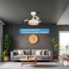 Ventilador de Teto Aliseu Tulipa Areia