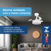 Ventilador de Teto Aliseu Tulipa Branco