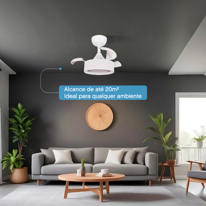 Ventilador de Teto Aliseu Tulipa Branco