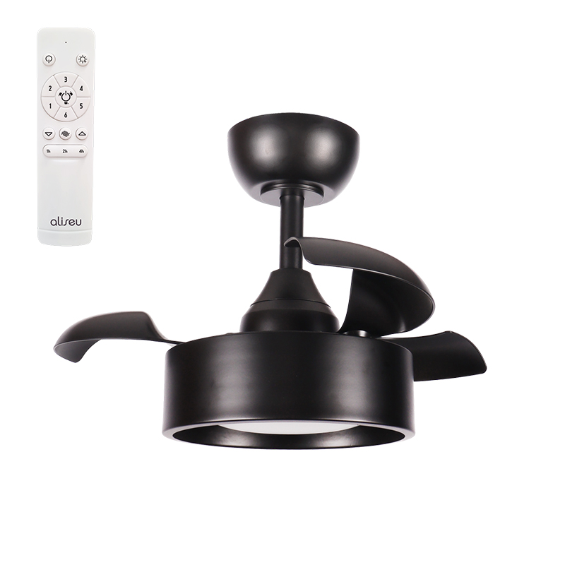 Ventilador de Teto Aliseu Tulipa Preto