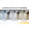 Ventilador de Teto Aliseu Tulipa Preto