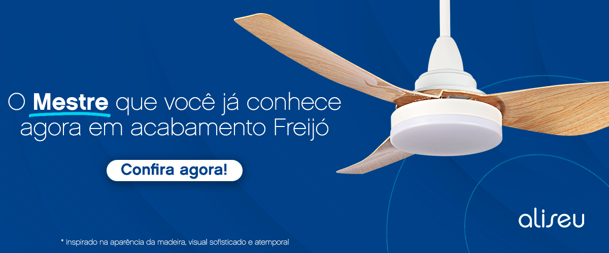 Ventilador de Teto Retrátil Lírio Freijó